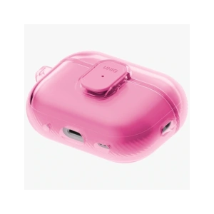 Etui UNIQ Glase Pro do Apple AirPods Pro 3 Lock Case różowy