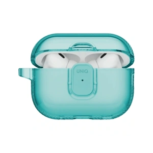 Etui UNIQ Glase Pro do Apple AirPods Pro 3 Lock Case turkusowy