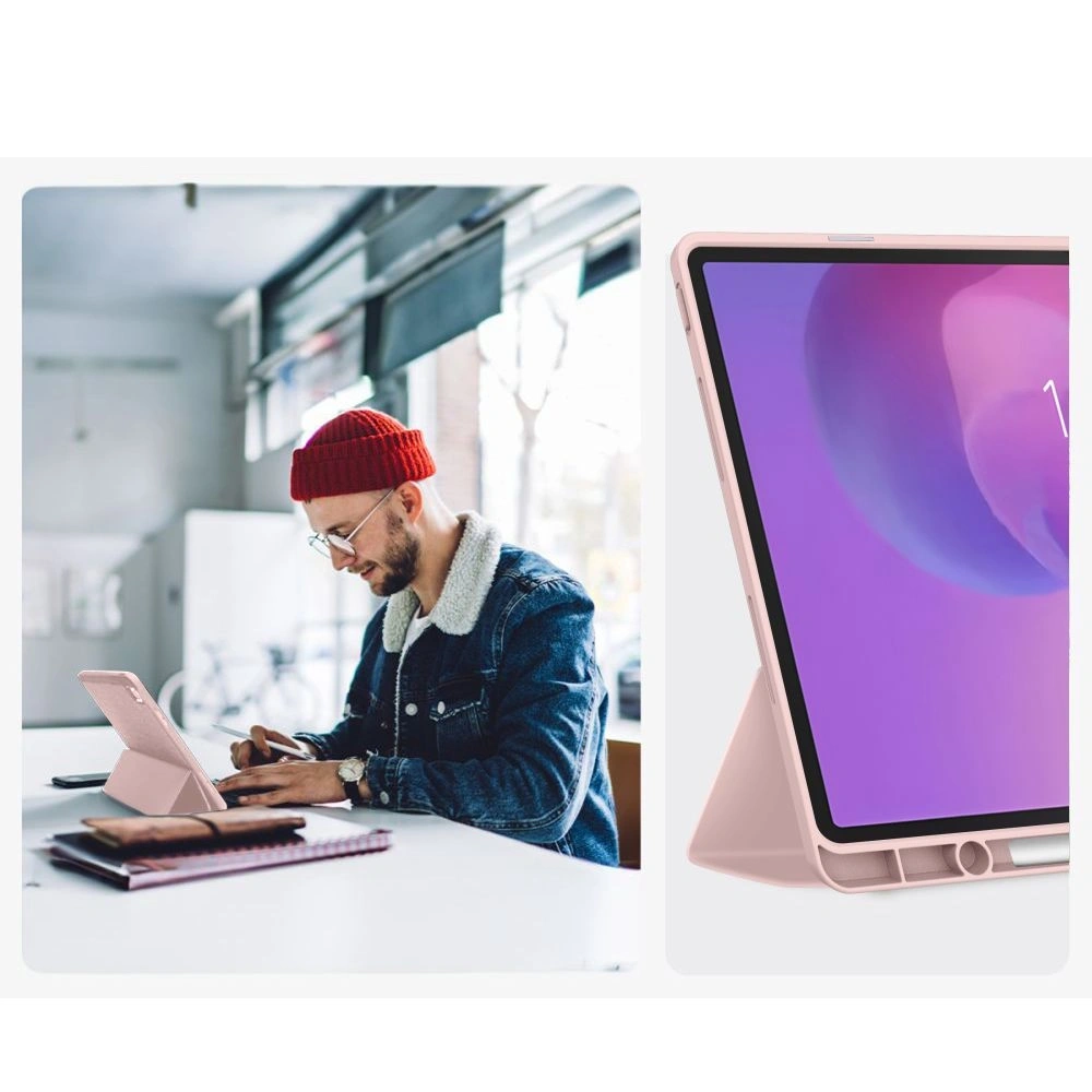 Etui Tech-Protect SmartCase Pen do Lenovo Idea Tab Plus 12.1 TB-361 Pink