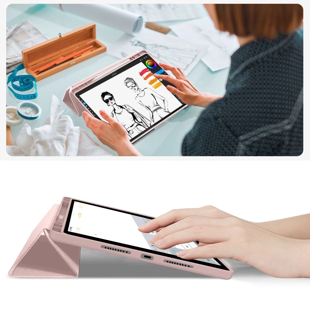 Etui Tech-Protect SmartCase Pen do Lenovo Idea Tab Plus 12.1 TB-361 Pink