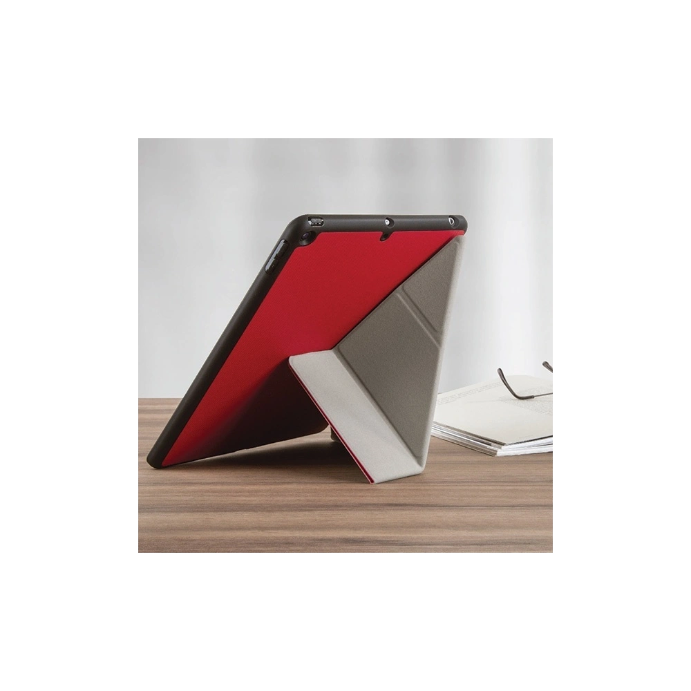 Etui UNIQ Transforma Rigor iPad 10.2" (2019) czerwony/coral red