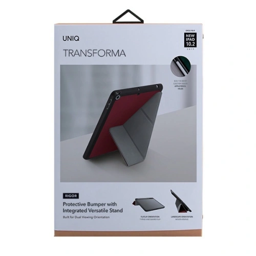 Kup Etui UNIQ Transforma Rigor iPad 10.2" (2019) czerwony/coral red - UNIQ238RED - {ean13} - Sklep Home Screen
