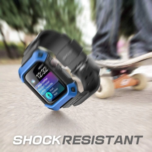 Buy Belt Supcase Unicorn Beetle Pro Apple Watch 4/5/6/7/SE 44/45mm Blue - SPC120BLU - {ean13} - Home Screen Store Europe