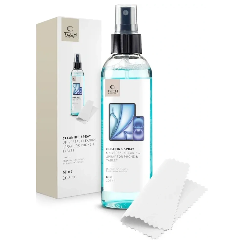 Płyn do mycia ekranów Tech-Protect Cleaning Spray 200ml Eko Mint