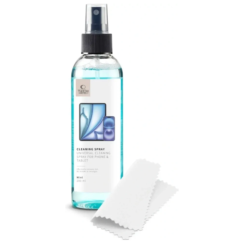 Płyn do mycia ekranów Tech-Protect Cleaning Spray 200ml Eko Mint