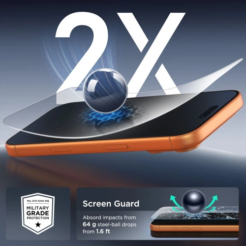 Szkło hartowane Tech-Protect Bundle do Apple iPhone 16 Pro Max / 17 Pro Max Clear [10 PACK]