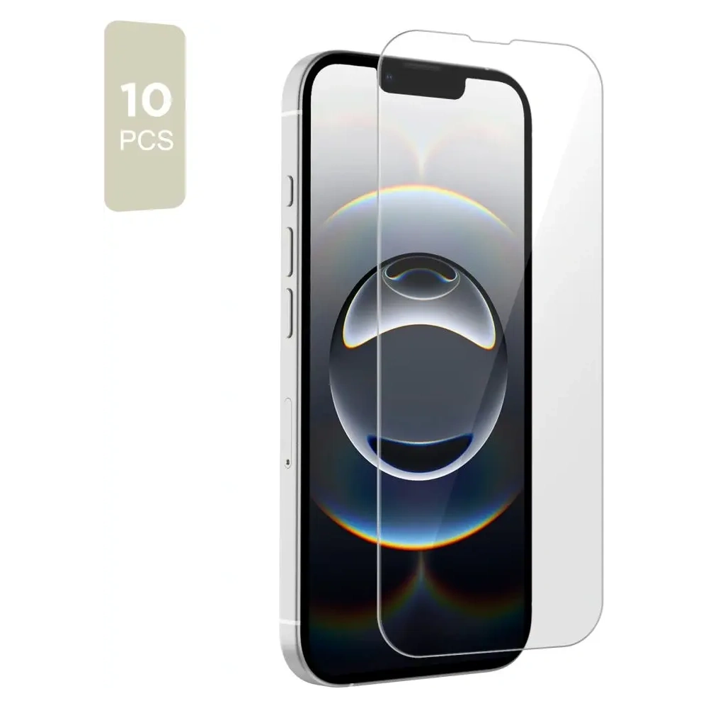 Szkło hartowane Tech-Protect Bundle do Apple iPhone 13 / 13 Pro / 14 / 16e Clear [10 PACK]