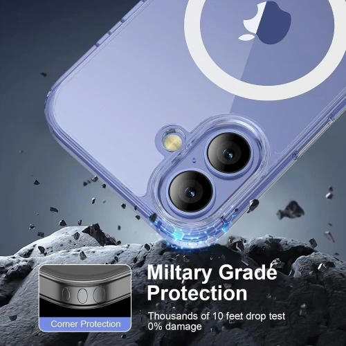 Etui TP Flex MagSafe do Apple iPhone 16 Clear