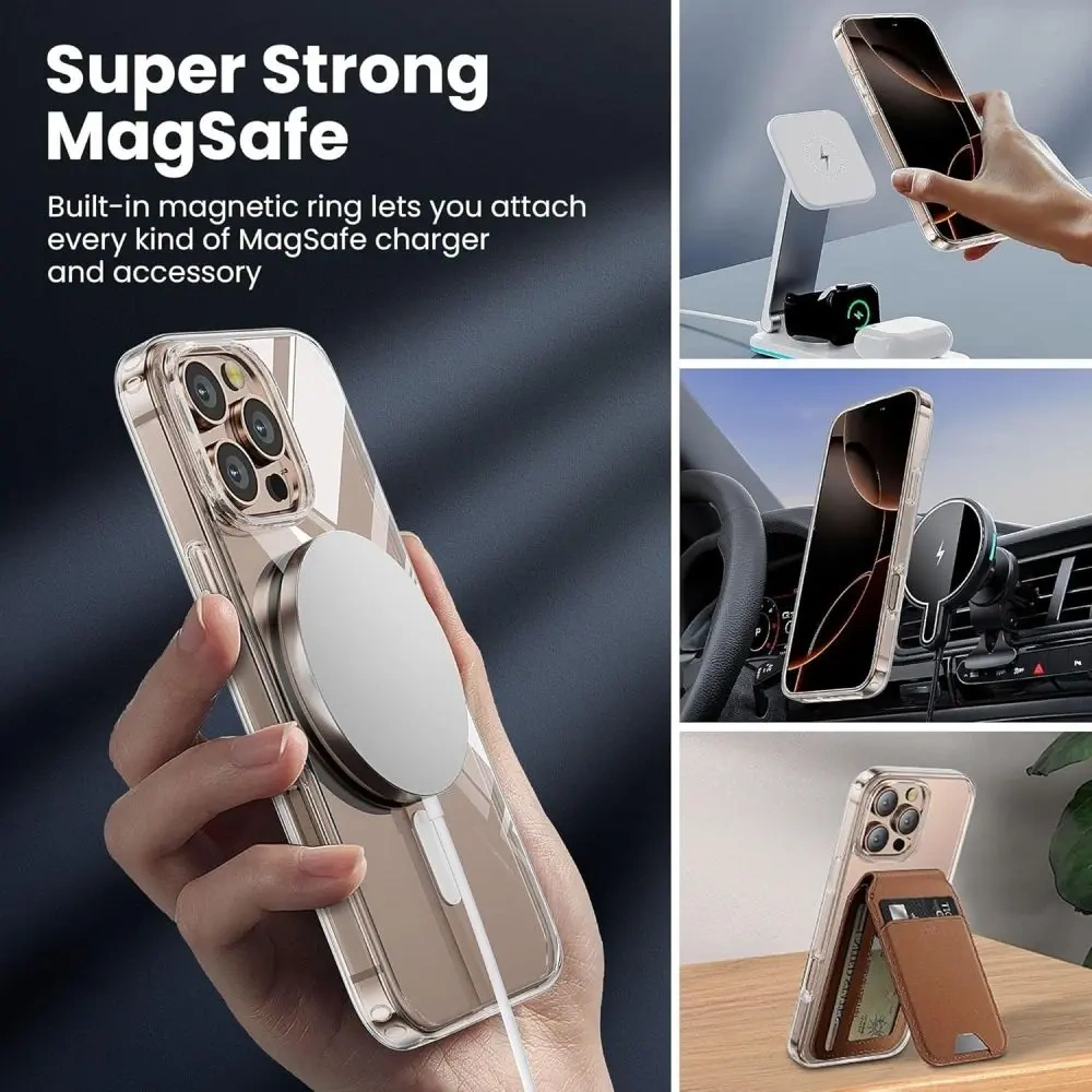 Etui TP Flex MagSafe do Apple iPhone 16 Pro Clear