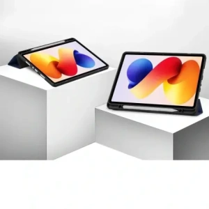 Etui z klapką Bizon Case Tab Lizard do Xiaomi Redmi Pad 2 Pro granatowe