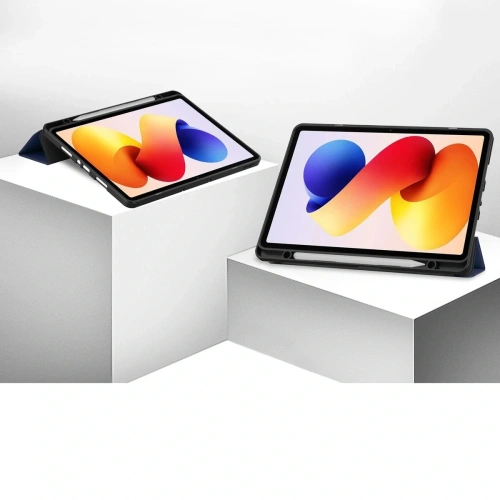 Etui z klapką Bizon Case Tab Lizard do Xiaomi Redmi Pad 2 Pro granatowe