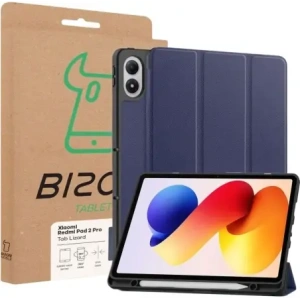 Etui z klapką Bizon Case Tab Lizard do Xiaomi Redmi Pad 2 Pro granatowe