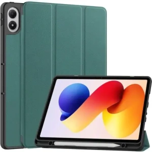 Etui z klapką Bizon Case Tab Lizard do Xiaomi Redmi Pad 2 Pro ciemnozielone