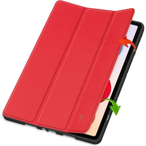 Etui z klapką Bizon Case Tab Lizard do Xiaomi Redmi Pad 2 Pro czerwone