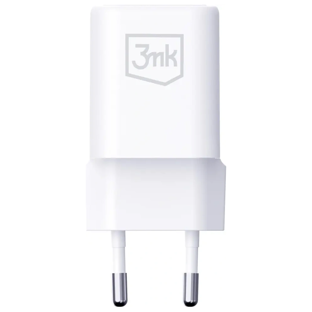 Ładowarka sieciowa 3MK Hyper Charger PD 33W GaN QC4+ PPS AFC FCP SCP USB-A + USB-C biały