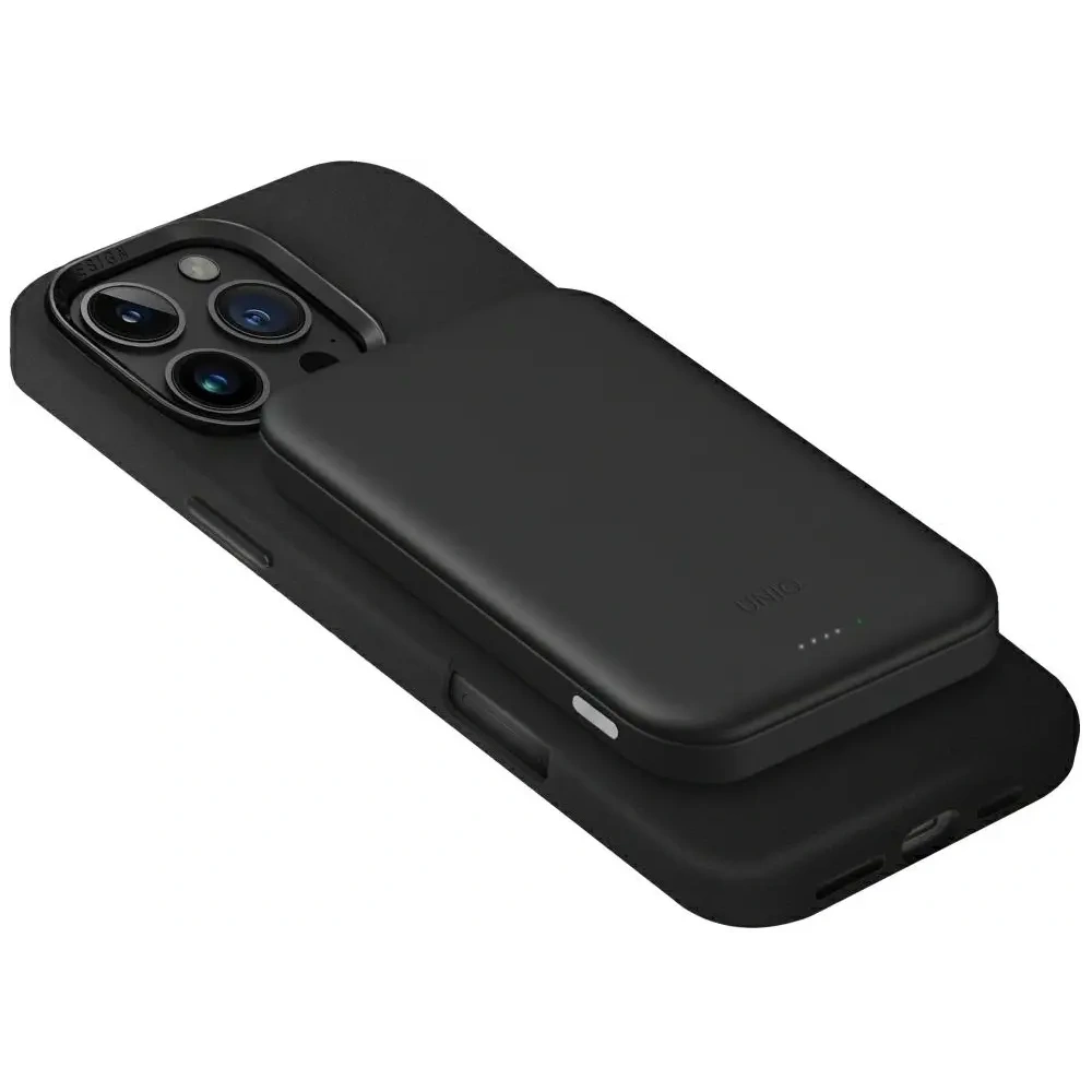 Powerbank UNIQ Lyden Lexa Magnetic 5000mAh PD USB-C MagSafe czarny