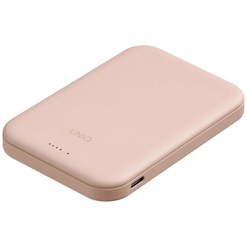 Powerbank UNIQ Lyden Lexa Magnetic 5000mAh PD USB-C MagSafe różowy