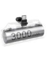 Powerbank USAMS PB79 Mini Tail Plug Portable 3000mAh USB-C beżowy