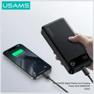 Powerbank USAMS PB80 PD20W 20000mAh biały