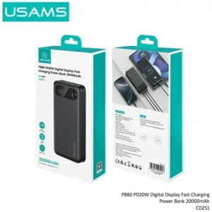 Powerbank USAMS PB80 PD20W 20000mAh biały