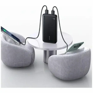 Powerbank USAMS PB83 2xUSB-A, USB-C 10000mAh czarny