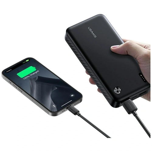 Powerbank USAMS PB83 2xUSB-A, USB-C 20000mAh biały