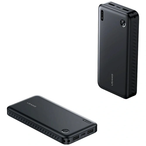 Powerbank USAMS PB83 2xUSB-A, USB-C 20000mAh czarny