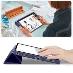 Etui Tech-Protect SmartCase do Samsung Galaxy Tab A9+ / A11+ Plus 11.0 X210 / X215 / X216 / X230 / X235 / X236 Navy