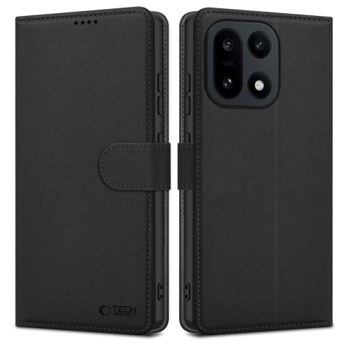 Etui z klapką Tech-Protect Wallet do OnePlus 15 Black