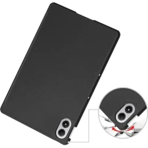 Etui z klapką Bizon Case Tab Croc do Xiaomi Redmi Pad 2 Pro czarne