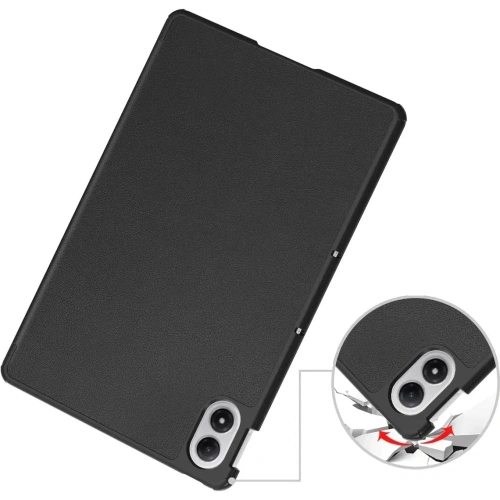 Etui z klapką Bizon Case Tab Croc do Xiaomi Redmi Pad 2 Pro czarne