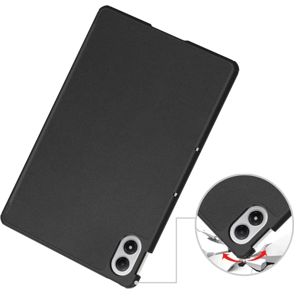 Etui z klapką Bizon Case Tab Croc do Xiaomi Redmi Pad 2 Pro czarne