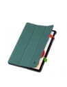Etui z klapką Bizon Case Tab Croc do Xiaomi Redmi Pad 2 Pro ciemnozielone