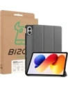 Etui z klapką Bizon Case Tab Croc do Xiaomi Redmi Pad 2 Pro szare