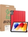 Etui z klapką Bizon Case Tab Croc do Xiaomi Redmi Pad 2 Pro czerwone