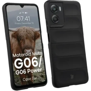 Pancerne etui Bizon Case Tur do Motorola Moto G06 4G / G06 Power 4G czarne