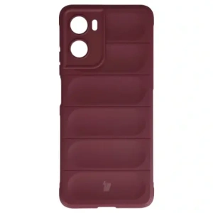 Pancerne etui Bizon Case Tur do Motorola Moto G06 4G / G06 Power 4 burgundowe
