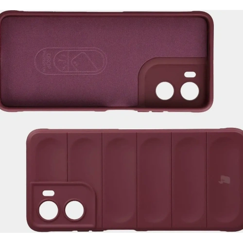 Pancerne etui Bizon Case Tur do Motorola Moto G06 4G / G06 Power 4 burgundowe