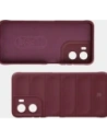 Pancerne etui Bizon Case Tur do Motorola Moto G06 4G / G06 Power 4 burgundowe