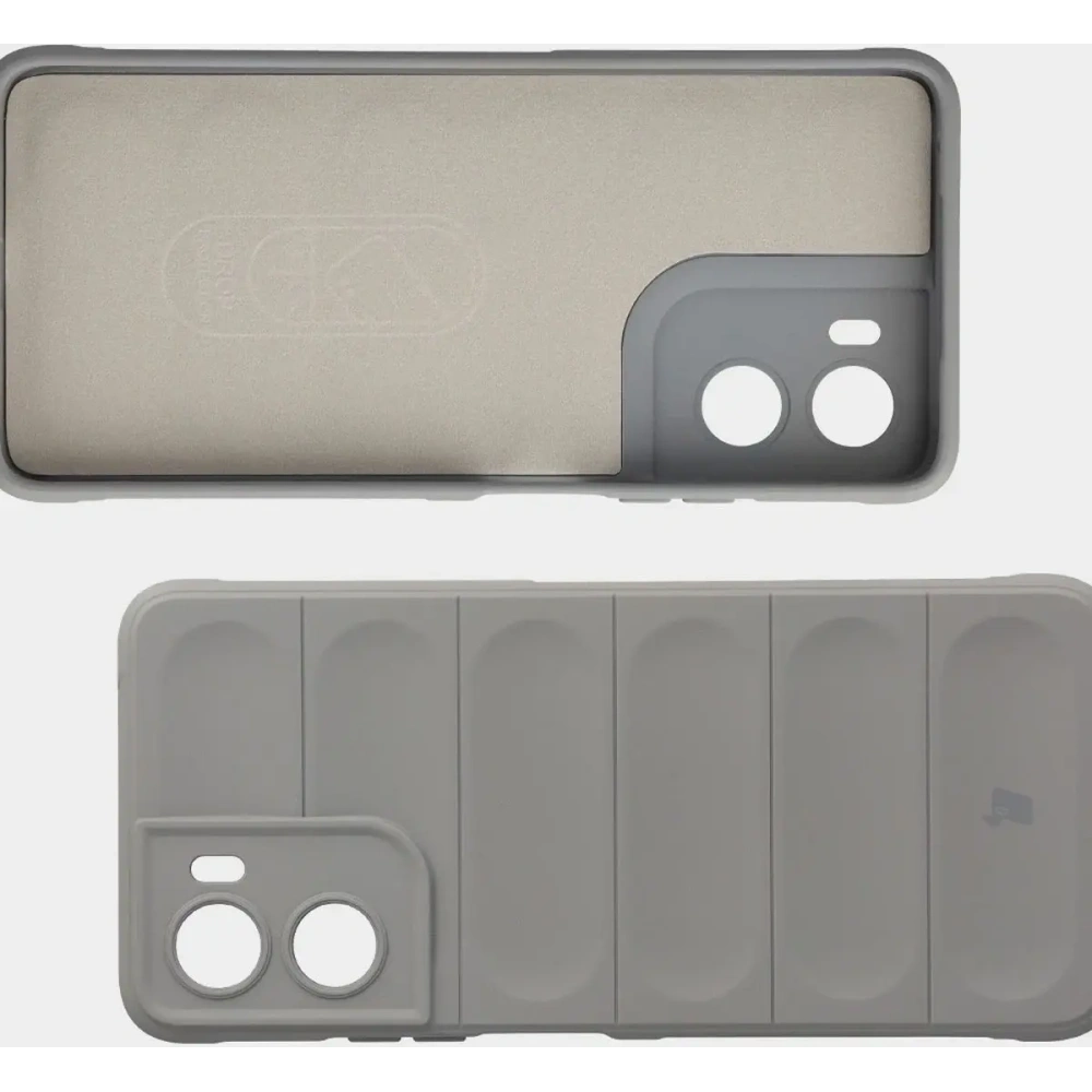 Pancerne etui Bizon Case Tur do Motorola Moto G06 4G / G06 Power 4 jasnoszare