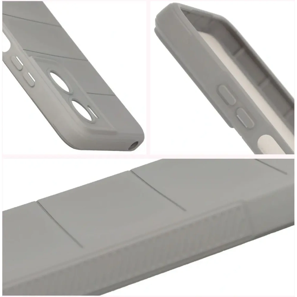 Pancerne etui Bizon Case Tur do Motorola Moto G06 4G / G06 Power 4 jasnoszare