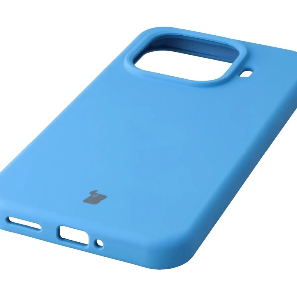 Silikonowe etui Bizon Soft Case do Xiaomi 15T Pro niebieskie