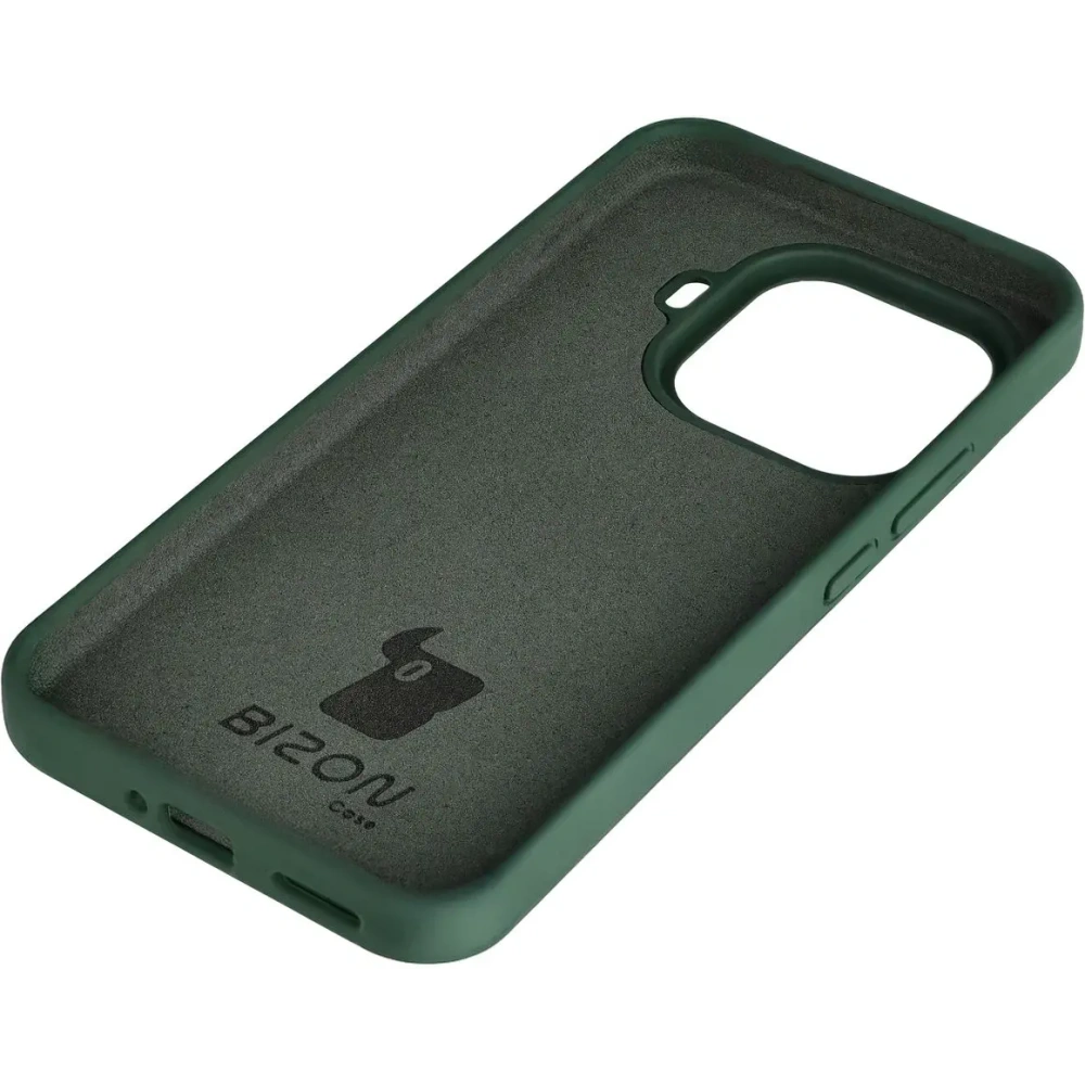Silikonowe etui Bizon Soft Case do Xiaomi 15T Pro ciemnozielone