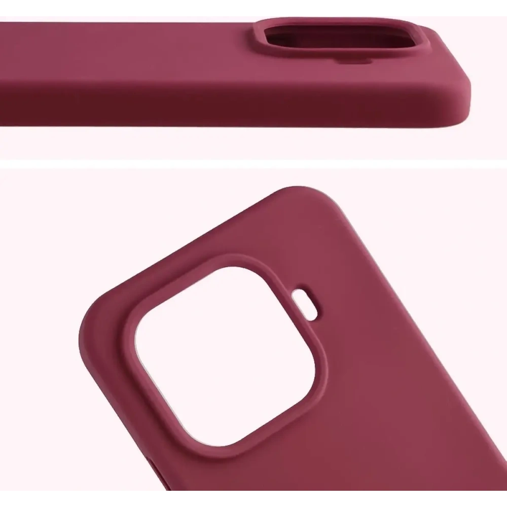 Silikonowe etui Bizon Soft Case do Xiaomi 15T Pro ciemnofioletowe