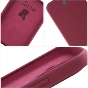 Silikonowe etui Bizon Soft Case do Xiaomi 15T Pro ciemnofioletowe
