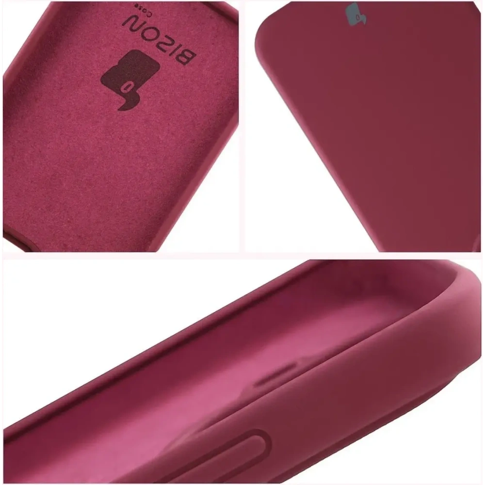 Silikonowe etui Bizon Soft Case do Xiaomi 15T Pro ciemnofioletowe