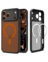 Etui Spigen Ultra Hybrid Mag MagSafe do Apple iPhone 17 Pro Frost Black/orange