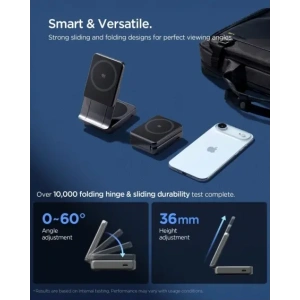 Ładowarka indukcyjna Spigen Essential EF302MOQ Qi 2.2 2in1 Magnetic MagSafe Wireless Charger Black