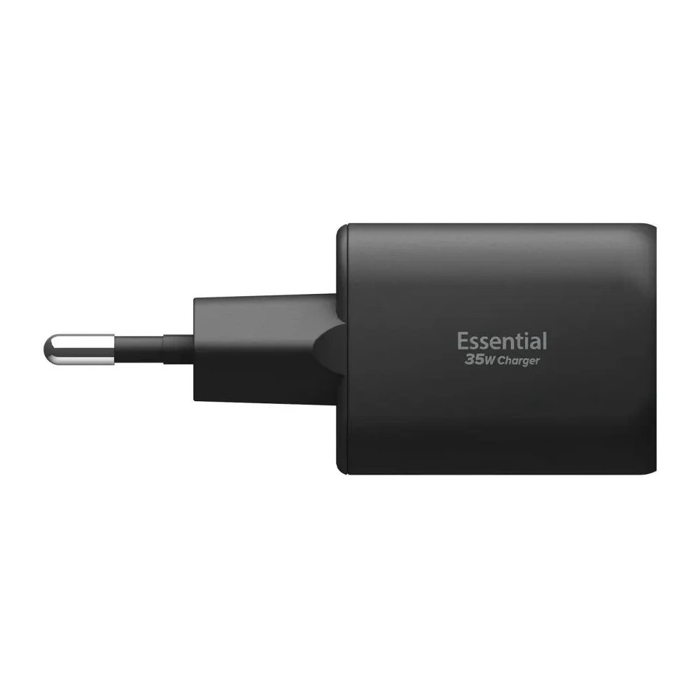 Ładowarka sieciowa Spigen Essential EE352EU USB-A, USB-C Network Charger 35W Black