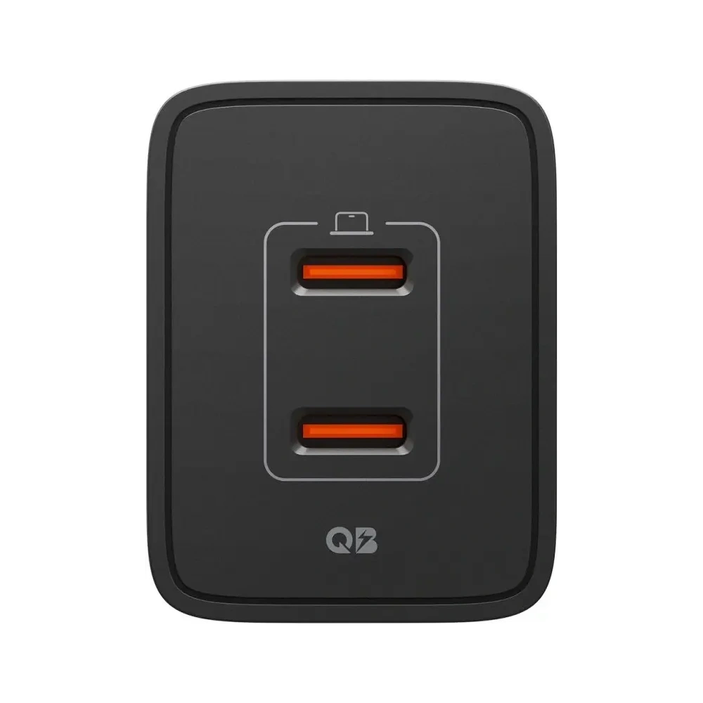 Ładowarka sieciowa Spigen Essential EE472EU 2xUSB-C Network Charger 47W Black